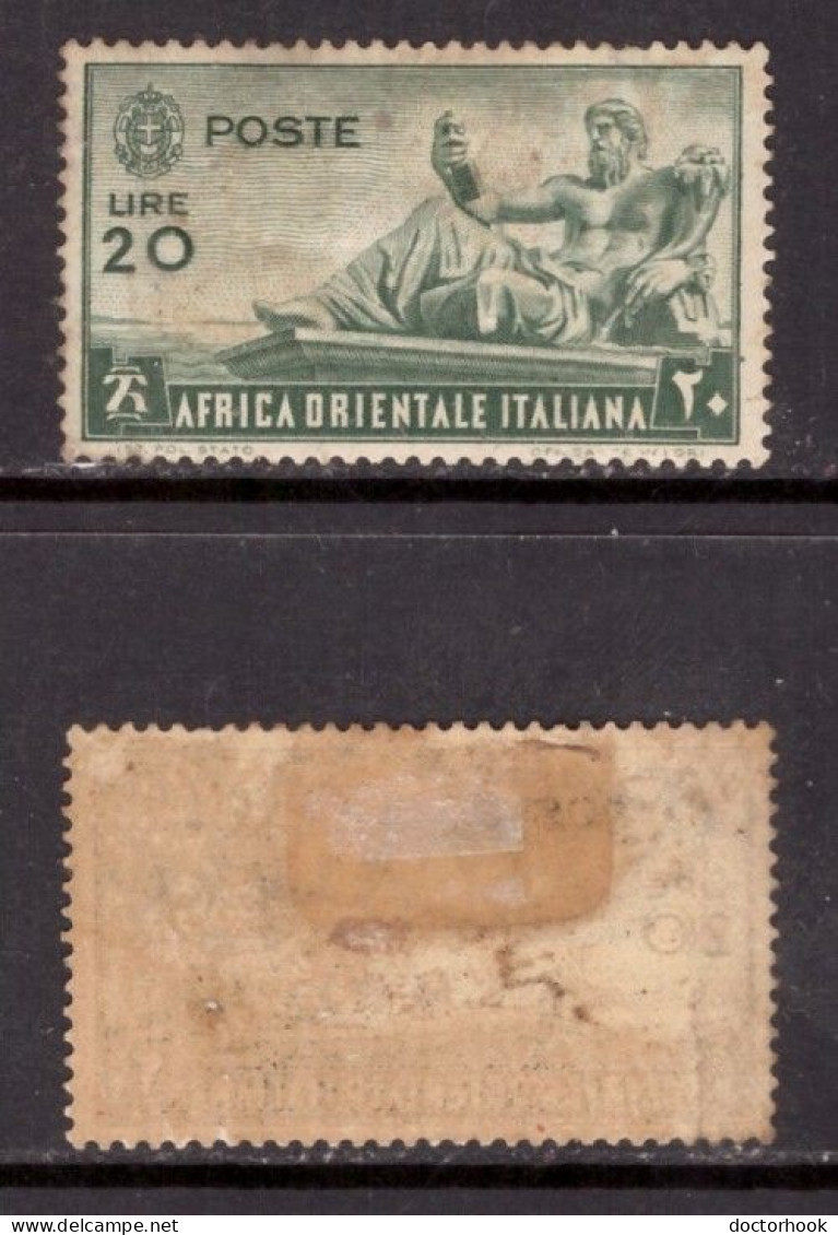 ITALIAN EAST AFRICA   Scott # 20* MINT HINGED (CONDITION AS PER SCAN) (Stamp Scan # 957-2) - Africa Oriental