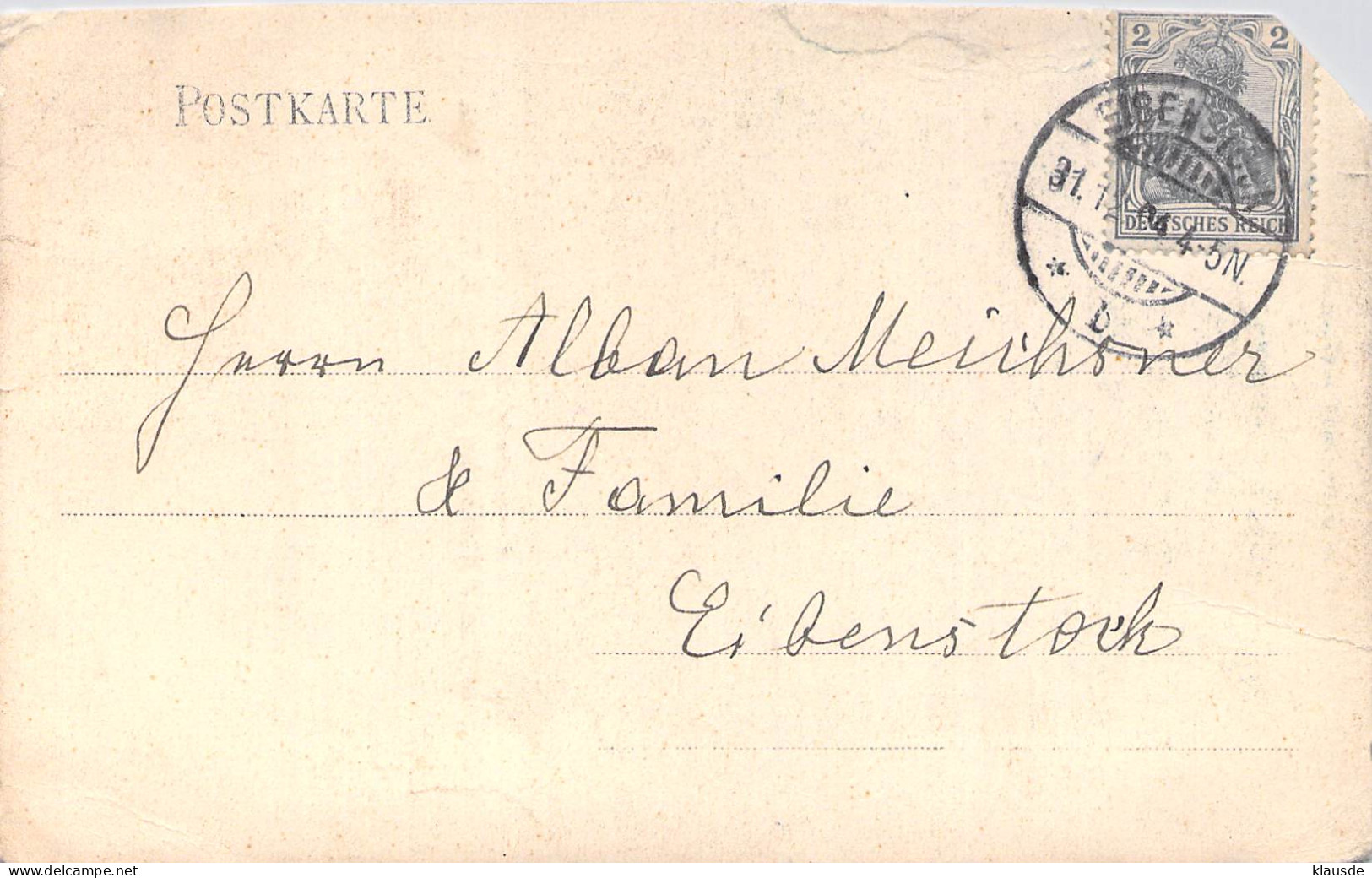 Wildenthal Erzgeb. Herrenhaus 1904 Pension Josephine Meichsner - Eibenstock
