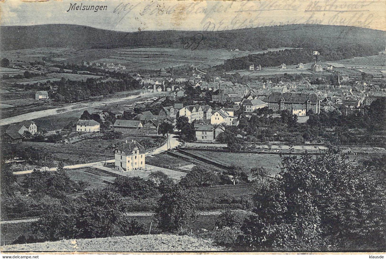 Melsungen Panorama 1918 - Melsungen