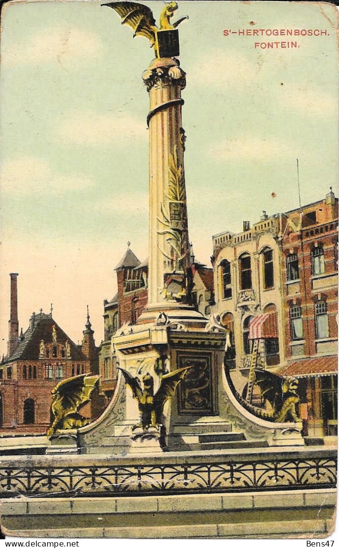 Den Bosch Fontein 31-8-1908 - 's-Hertogenbosch