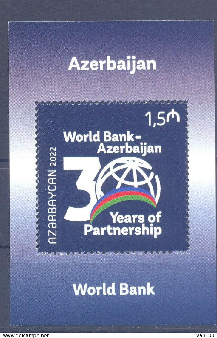 2022. Azerbaijan, Partnership With World Bank, S/s,  Mint/** - Azerbaïdjan