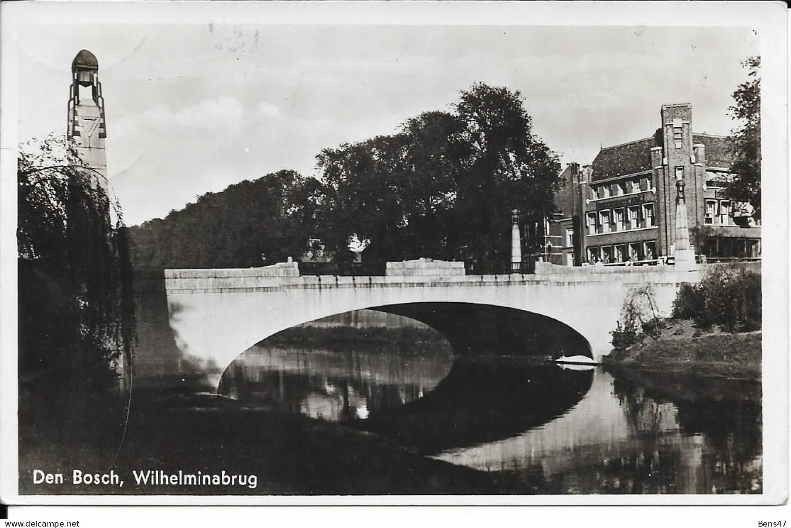 Den Bosch Wilhelminabrug 25-4-1949 - 's-Hertogenbosch