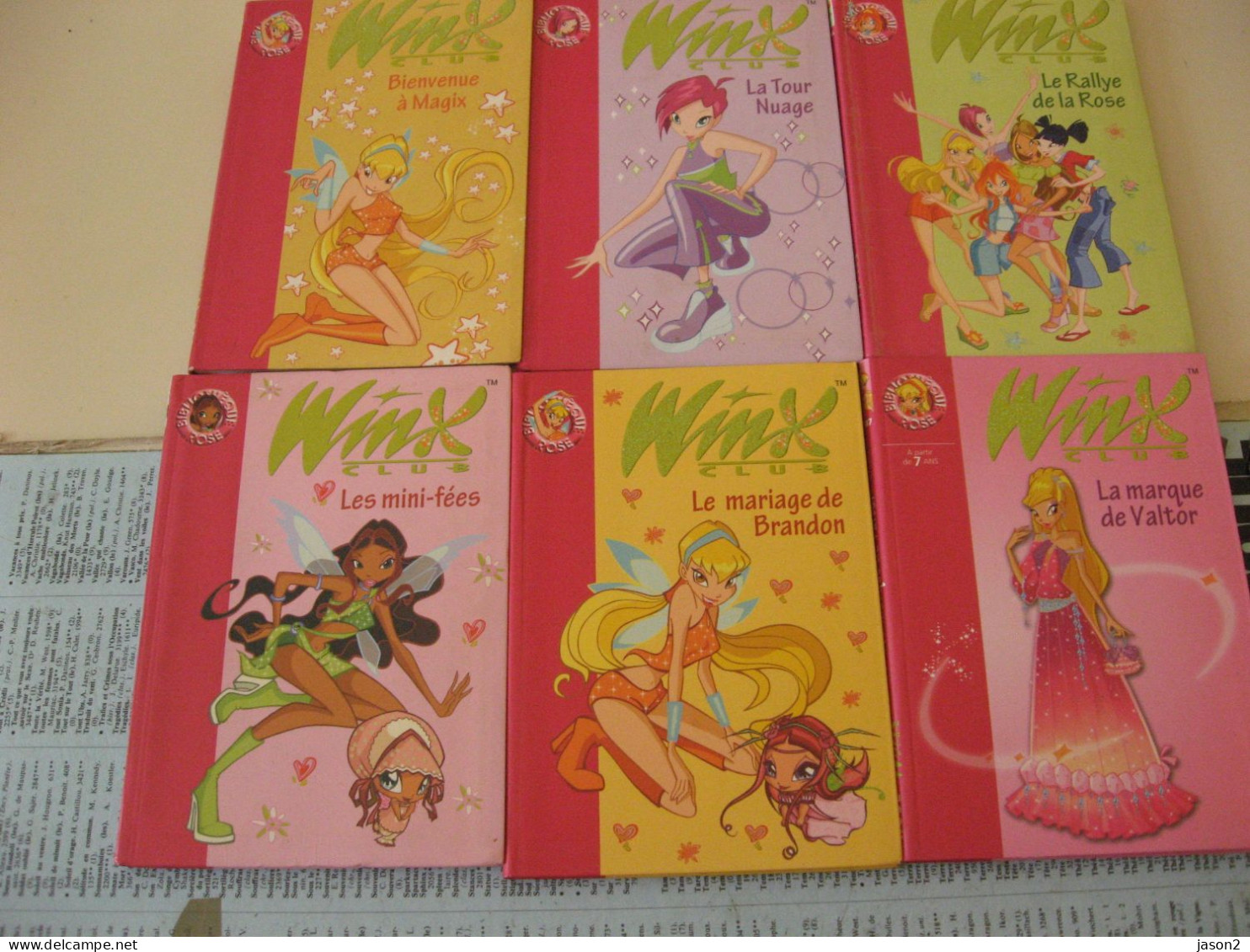 LOT 12 Livres WINX N°2 5 6 7 8 17 18 19 21 22 23 +1 La BIBLIOTHEQUE ROSE - Bibliotheque Rose