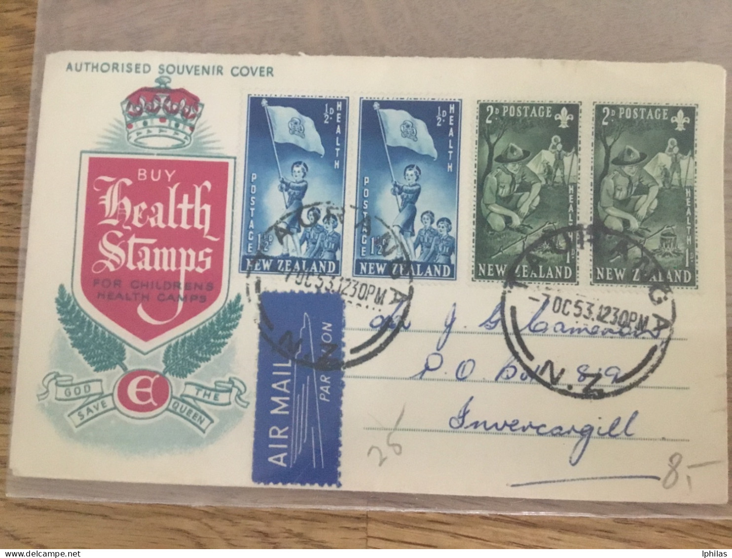 Neuseeland Top 1953 Schöner Brief - Lettres & Documents