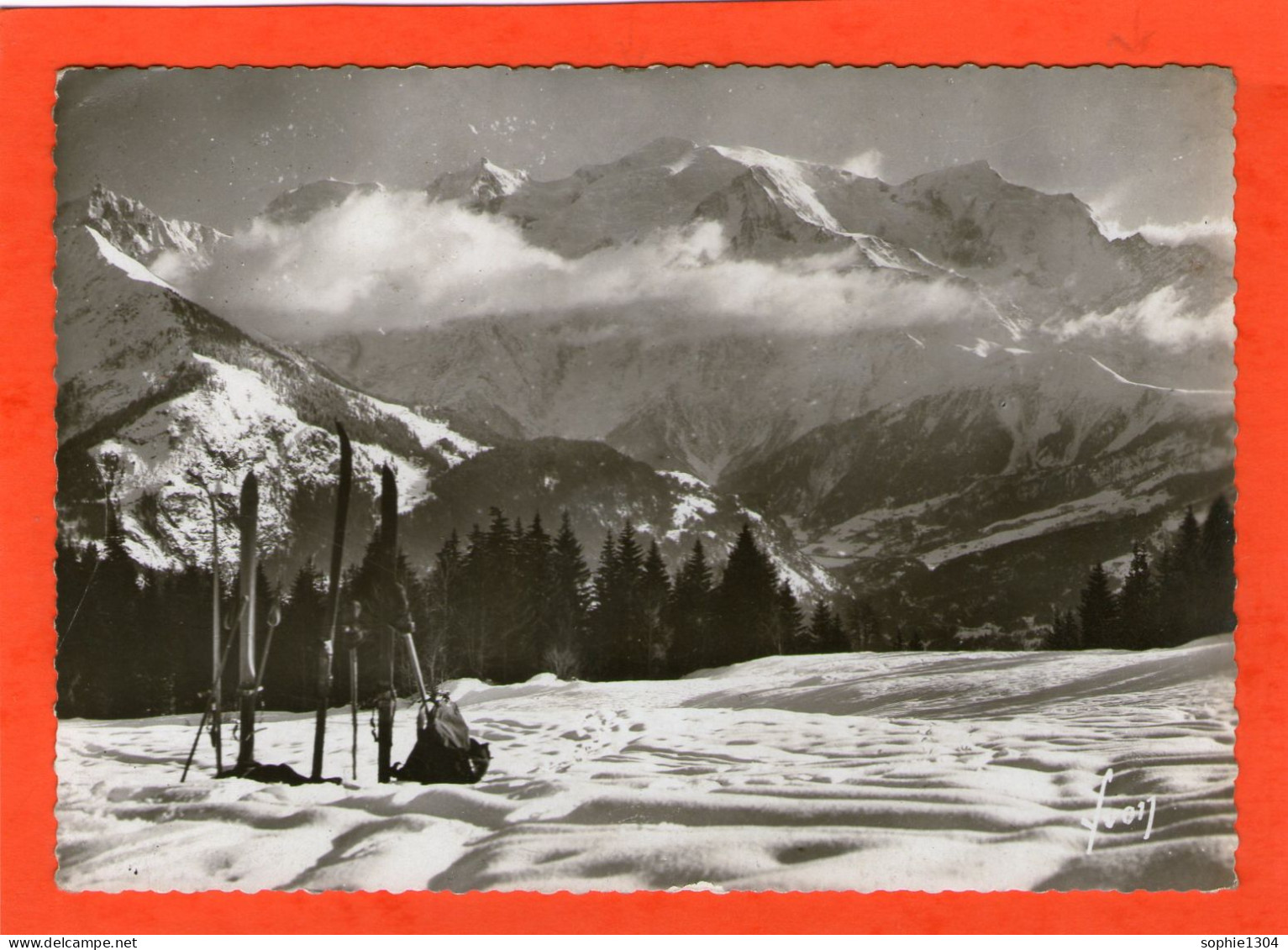 Environs De PASSY - Le Mont Blanc Vu Des Neiges De Varens -1939 - - Passy