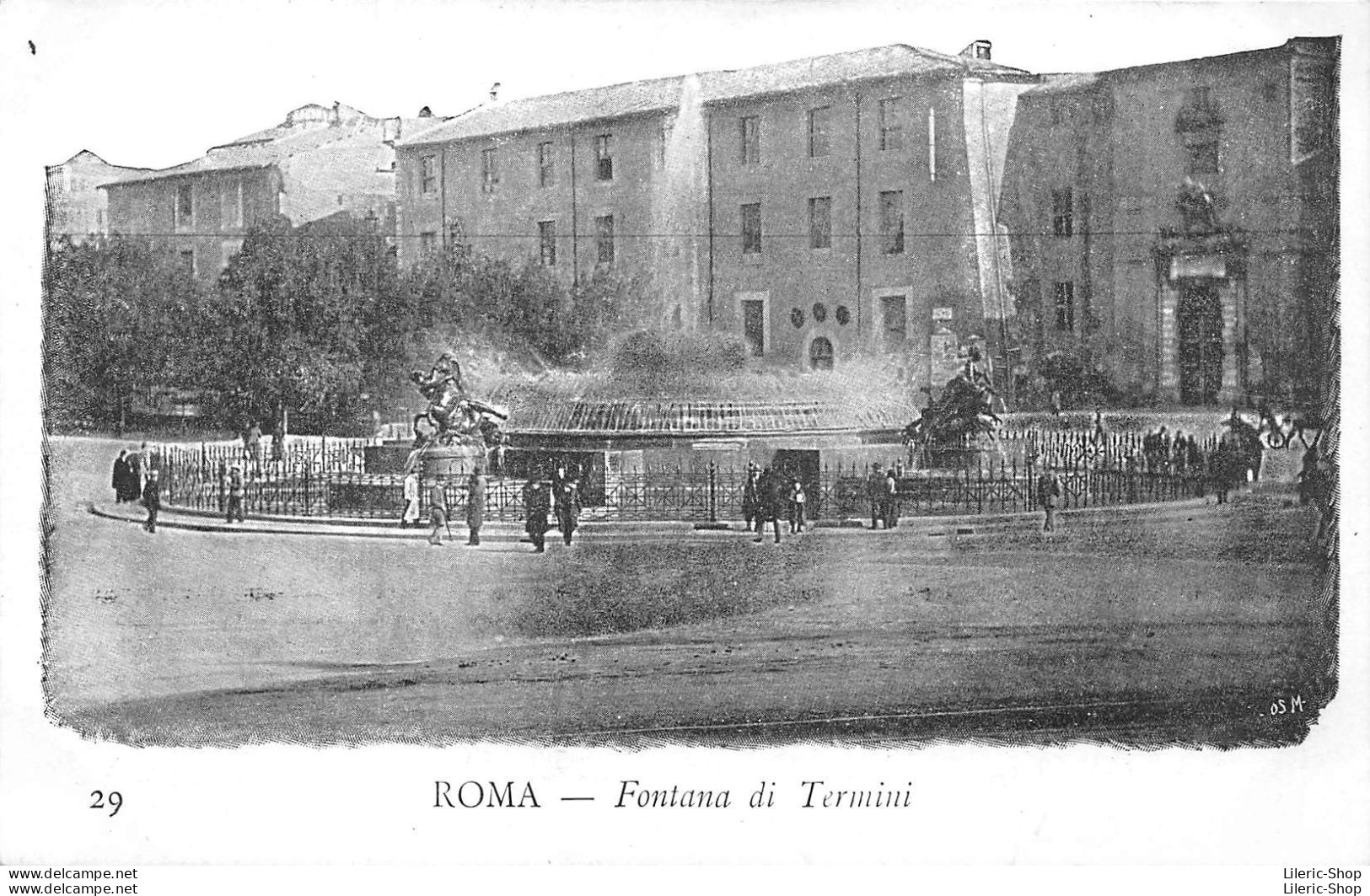 ROMA - Fontana Di Termini - Precursore Vecchia Cartolina - Otros Monumentos Y Edificios