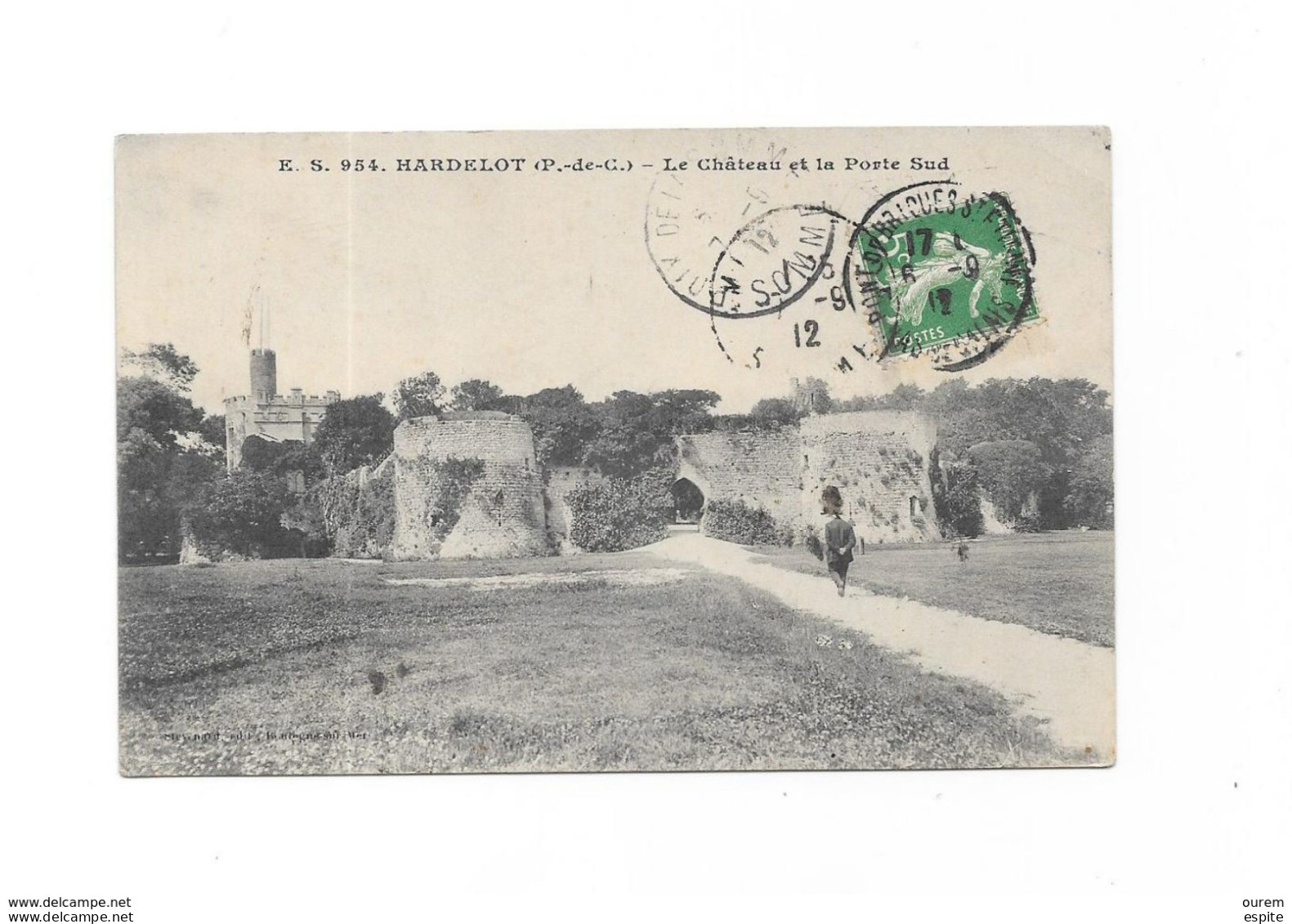 62   HARDELOT LE CHATEAU ET LA PORTE SUD - Wissant