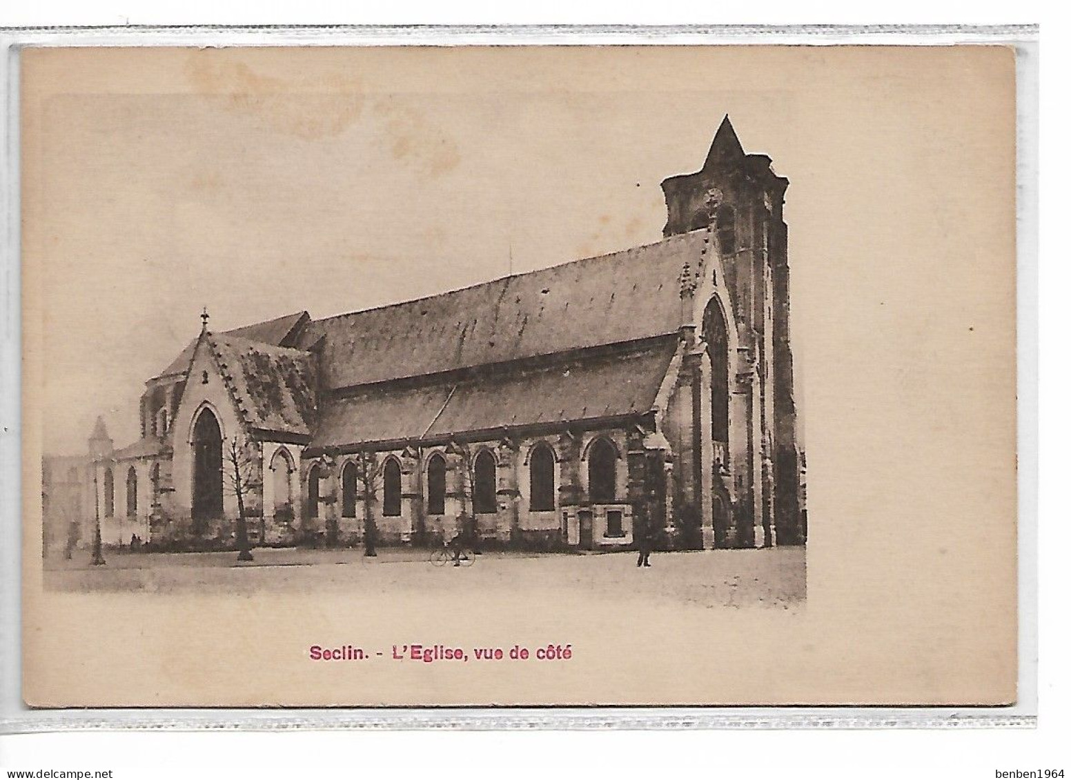 SECLIN  L'Eglise - Vue De Côté - Seclin