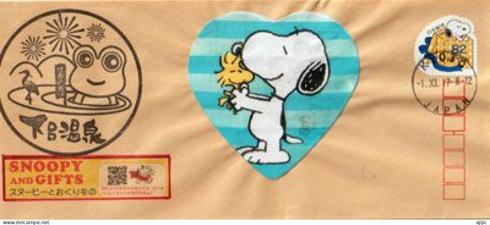 Peanuts Snoopy Japan . Letter From Gero Onsen Hot Springs (Gifu) - Briefe U. Dokumente