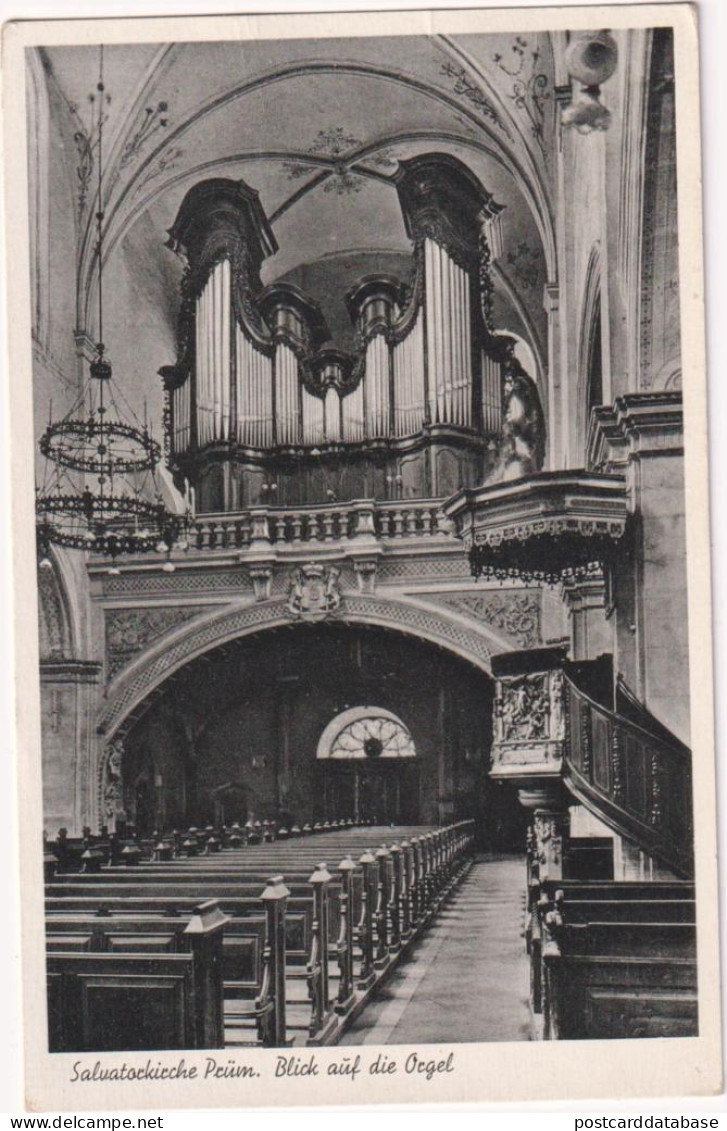 Salvatorkirche Prüm - Blick Auf Die Orgel - & Orgel, Organ, Orgue - Prüm