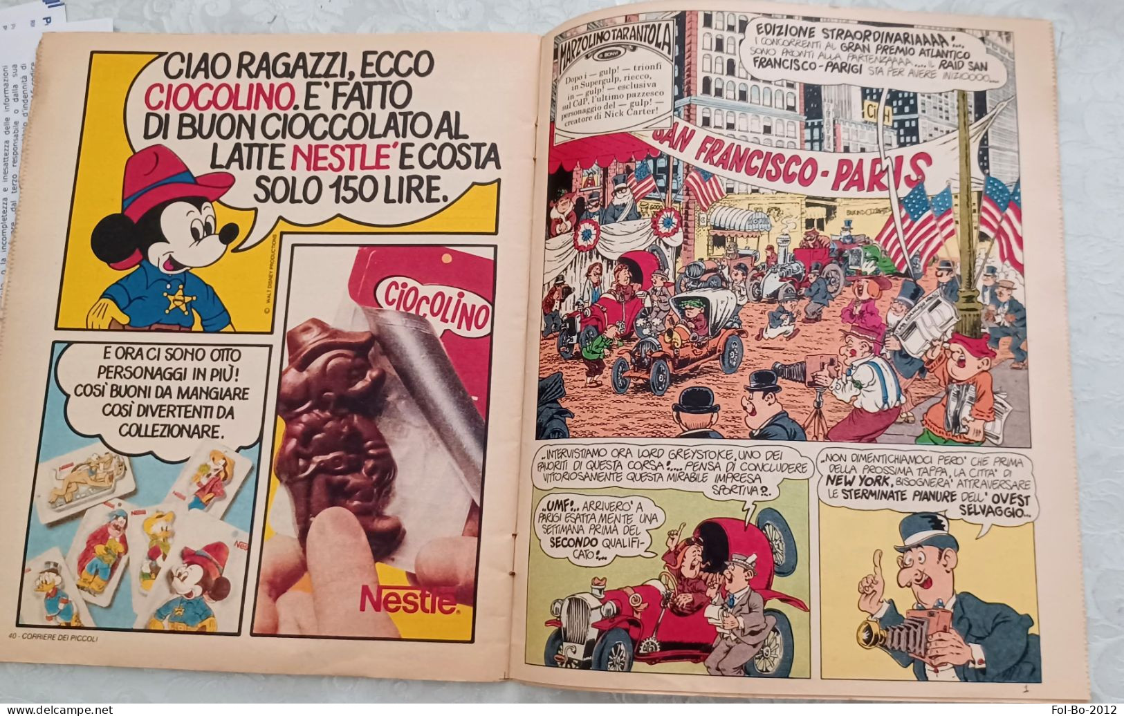 Corriere Dei Piccoli N 13 Del 1979 ,all'interno Fumetto Bonvi.raro. - Erstauflagen