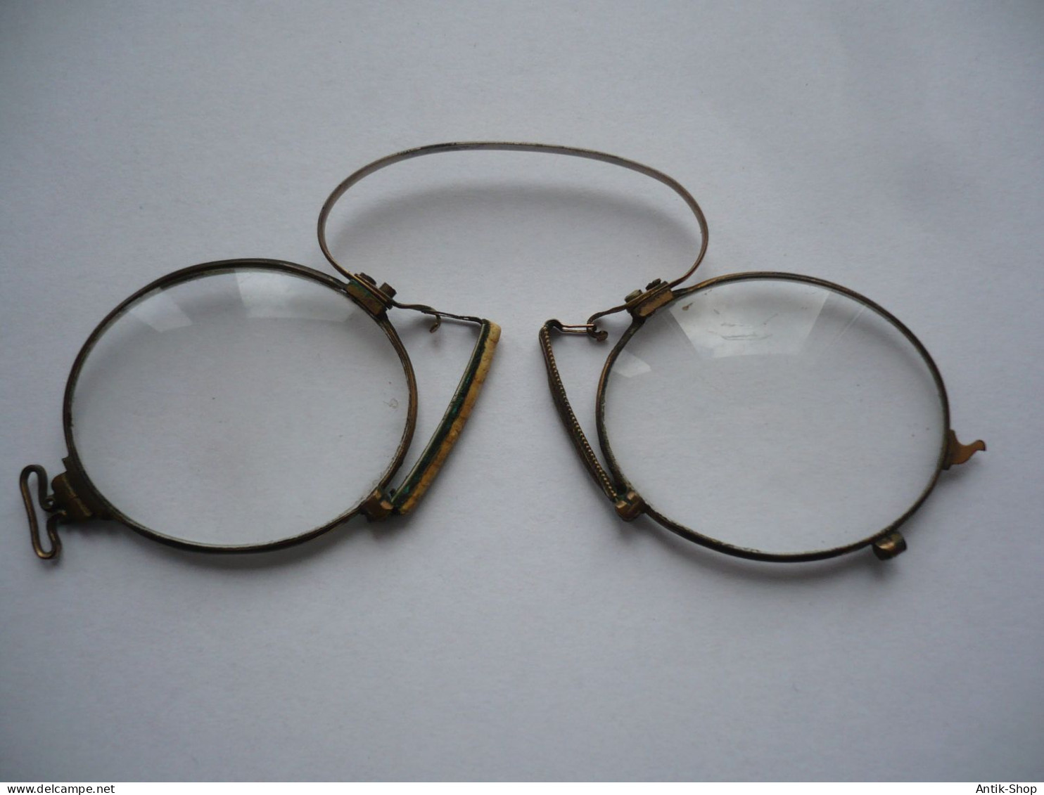 Alter Nasen-Kneifer - Messing-Gestell (1097) - Glasses
