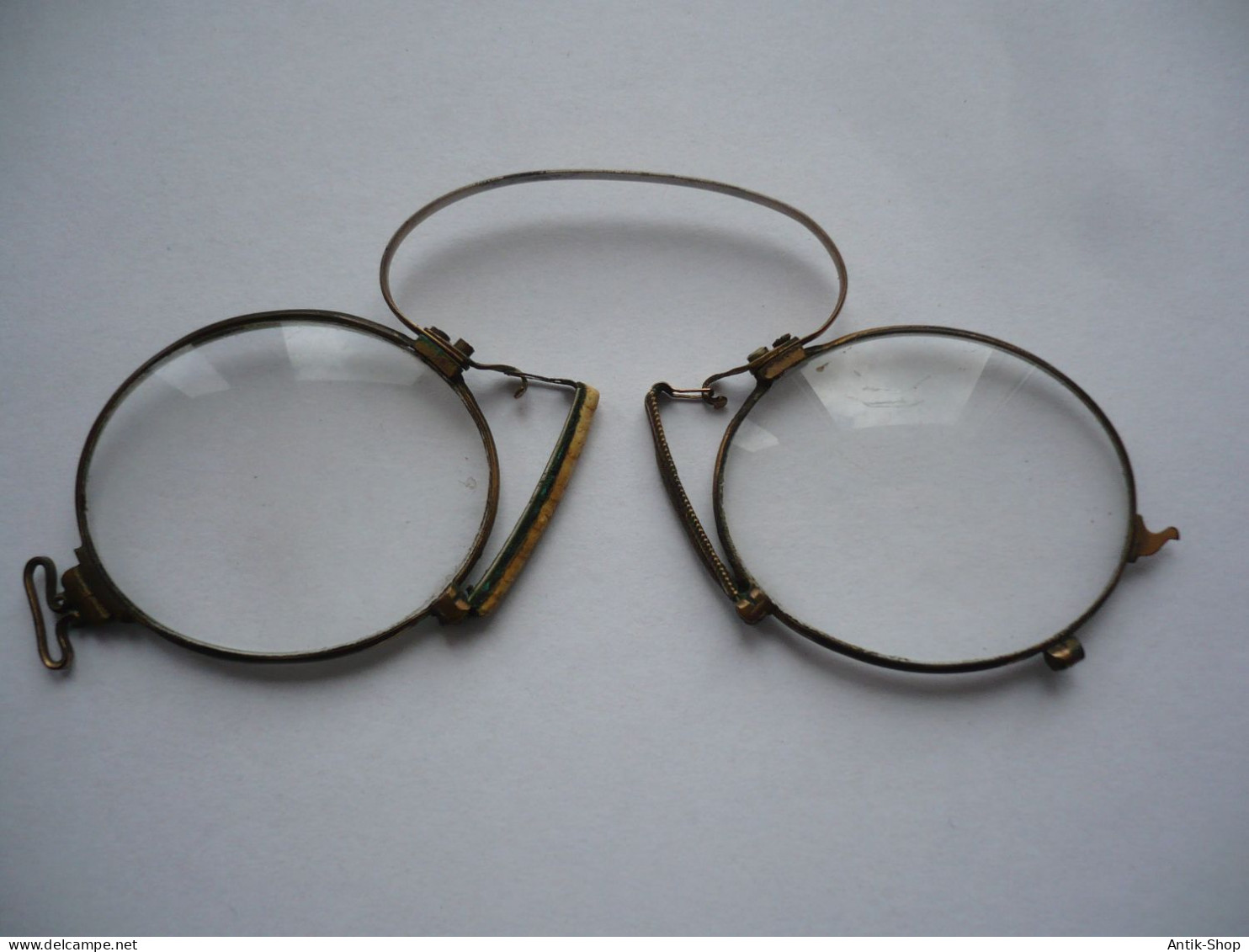 Alter Nasen-Kneifer - Messing-Gestell (1097) - Lunettes