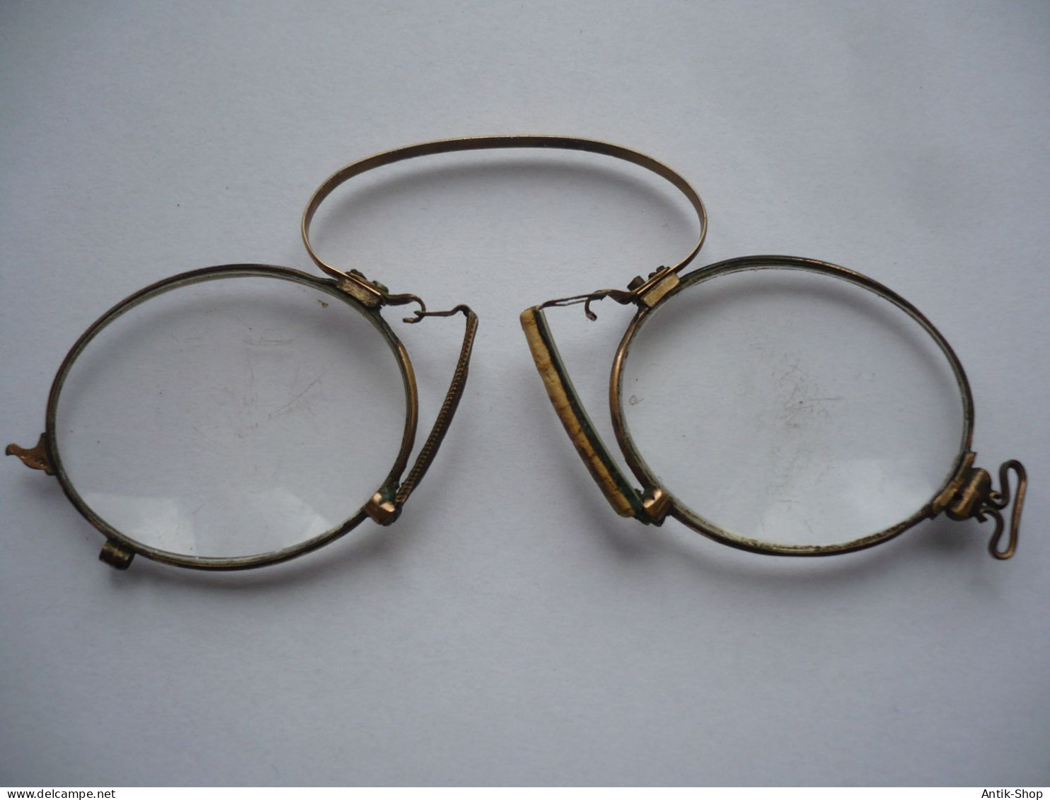 Alter Nasen-Kneifer - Messing-Gestell (1097) - Glasses