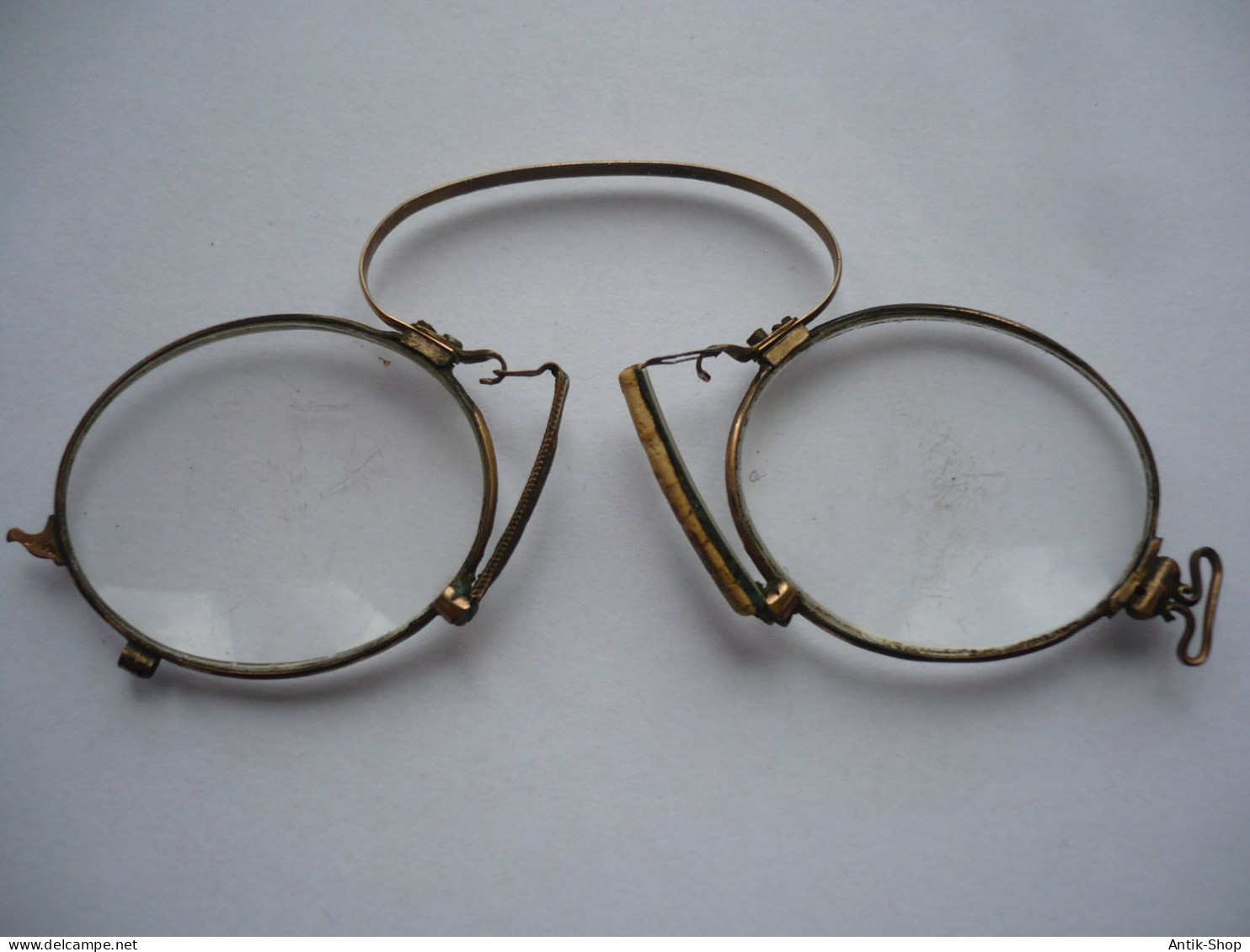 Alter Nasen-Kneifer - Messing-Gestell (1097) - Lunettes