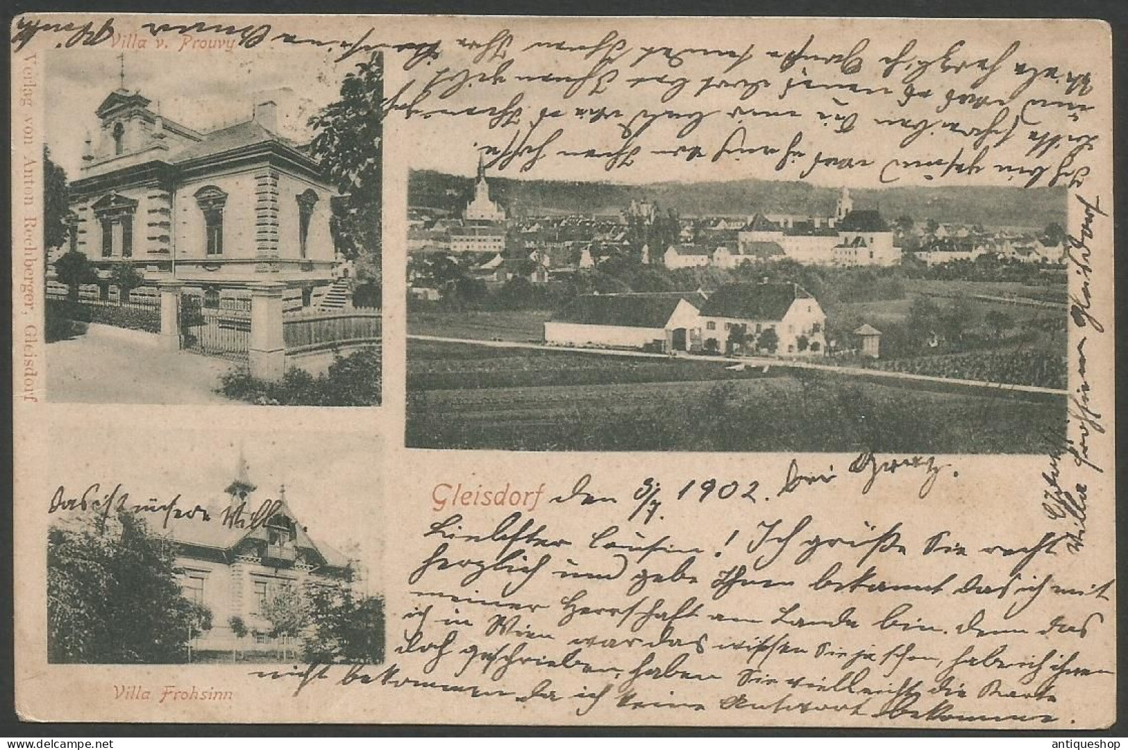 Austria-----Gleisdorf-----old Postcard - Gleisdorf