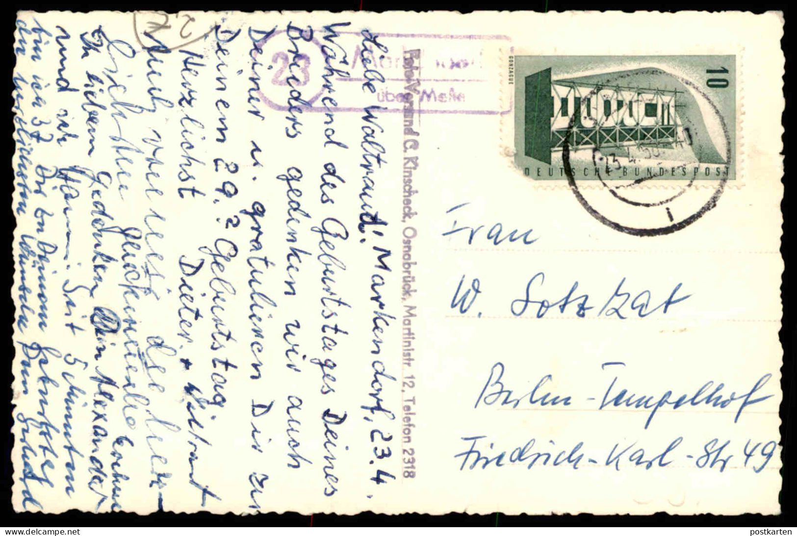 ALTE FOTO POSTKARTE MARKENDORF BEI MELLE 1950 Ansichtskarte AK Postcard Cpa Photo - Melle