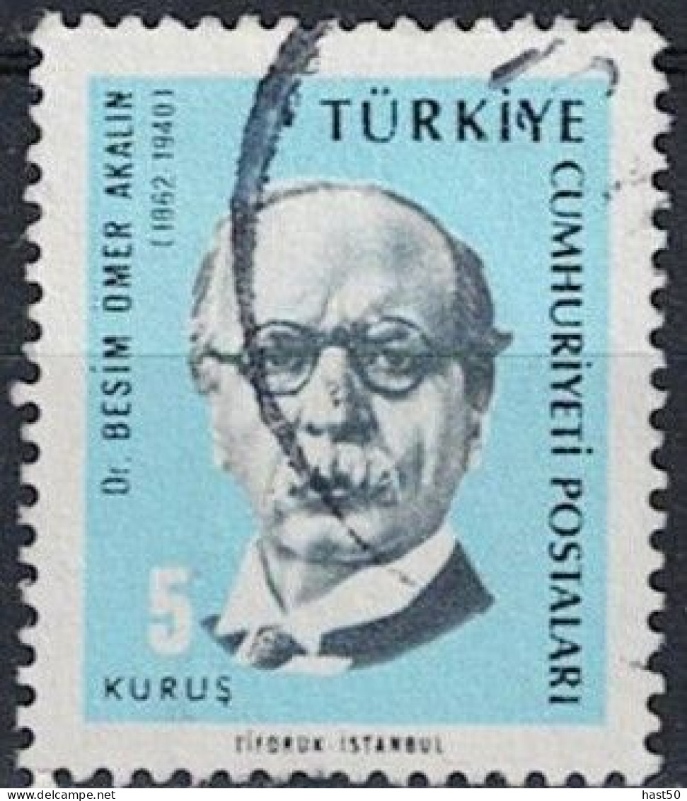 Türkei Turkey Turquie - Besim Ömer Akalın (MiNr: 1982) 1966 - Gest Used Obl - Usati