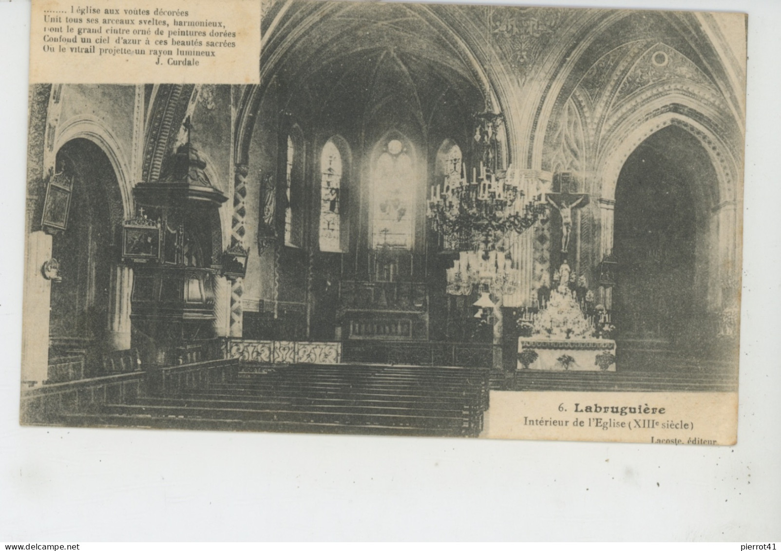 LABRUGUIERE - Intérieur De L'Église - Labruguière