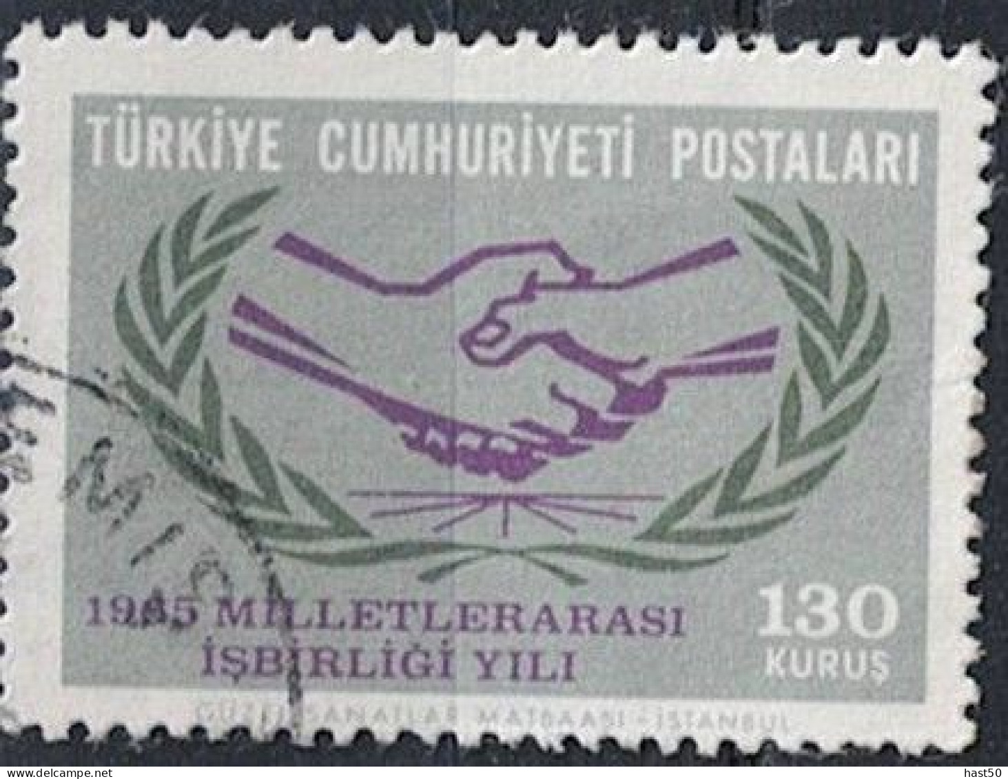 Türkei Turkey Turquie - 20 Jahre UNO (MiNr: 1952) 1965 - Gest Used Obl - Oblitérés