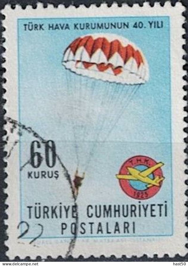 Türkei Turkey Turquie - Fallschirmspringer (MiNr: 1935) 1965 - Gest Used Obl - Oblitérés