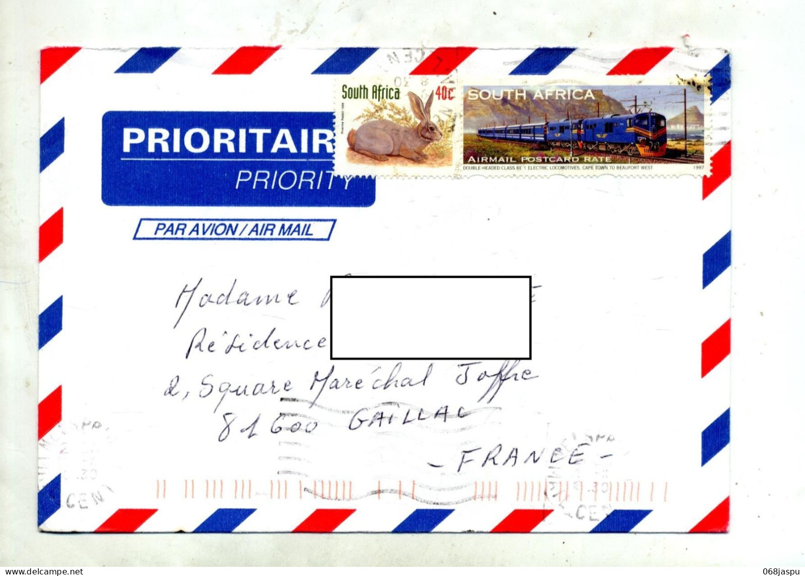 Lettre Flamme Sur Locomotive - Cartas & Documentos