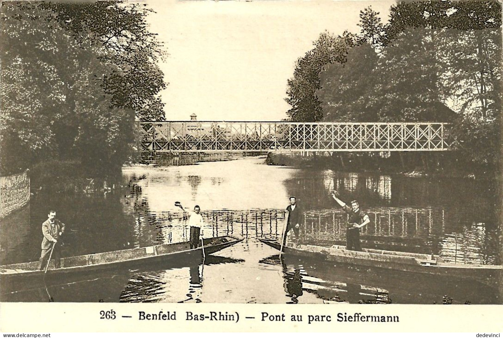 263 - Benfeld Bas-Rhin ) - Pont Au Parc Sieffermann - Benfeld