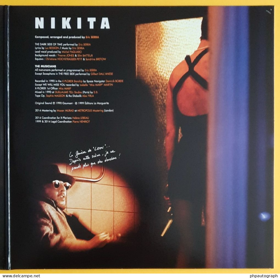 Eric Serra - Nikita - Bande Originale - 2020 - Rare Double Album Vinyle Signé - Sänger Und Musiker