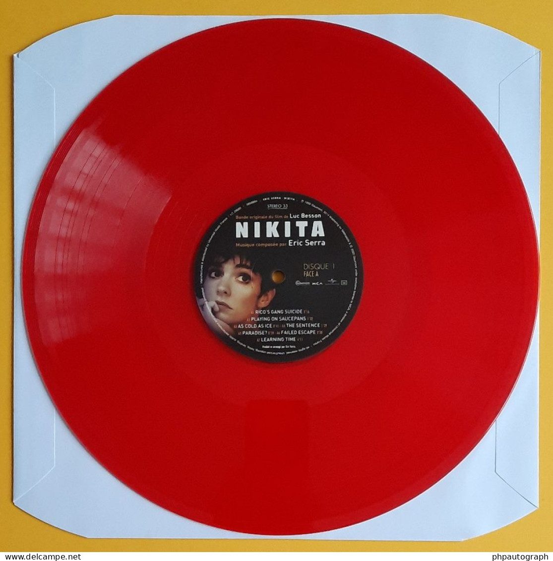 Eric Serra - Nikita - Bande Originale - 2020 - Rare Double Album Vinyle Signé - Sänger Und Musiker