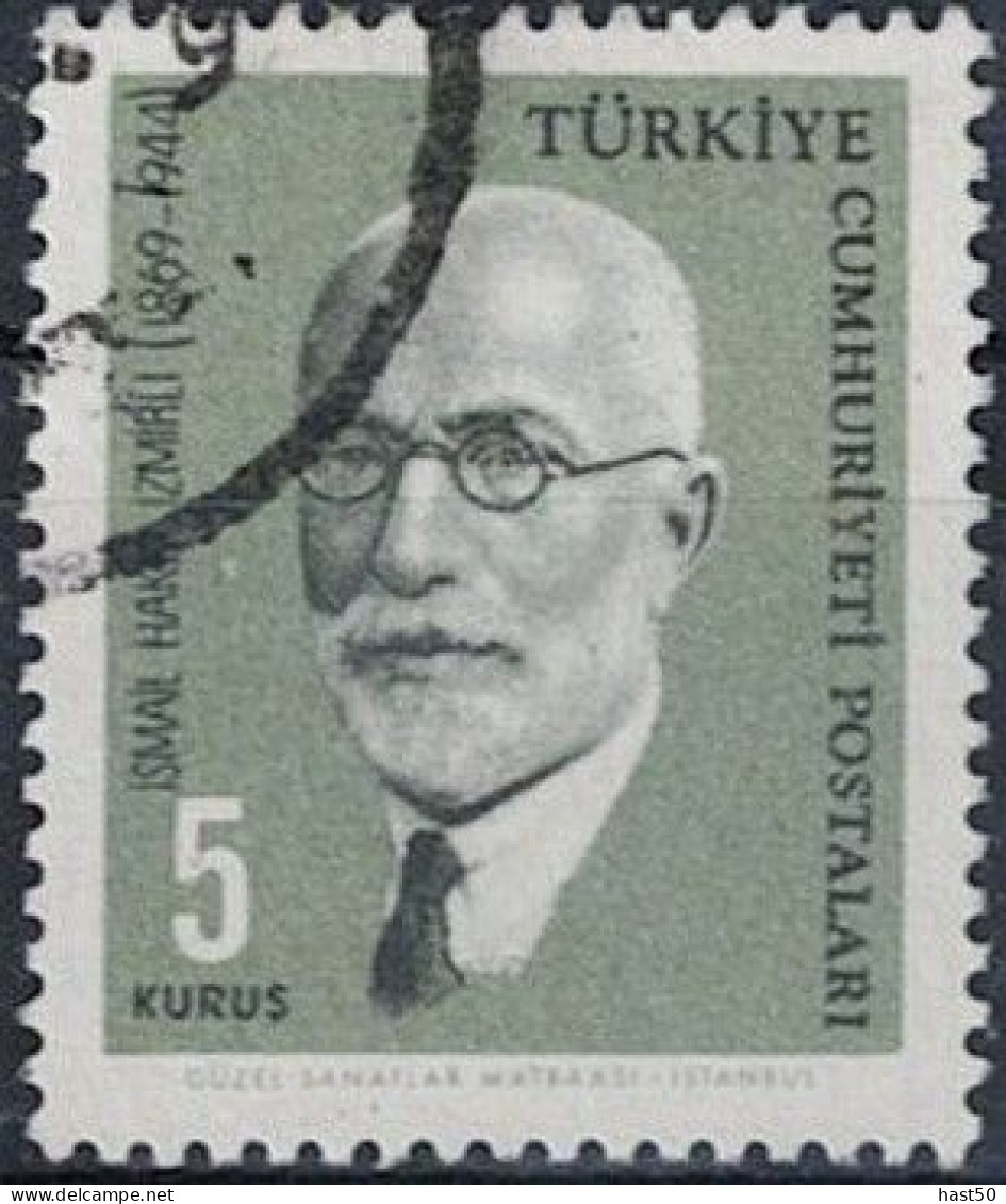 Türkei Turkey Turquie - İsmail Hakkı İzmirli (MiNr: 1904) 1964 - Gest Used Obl - Gebraucht