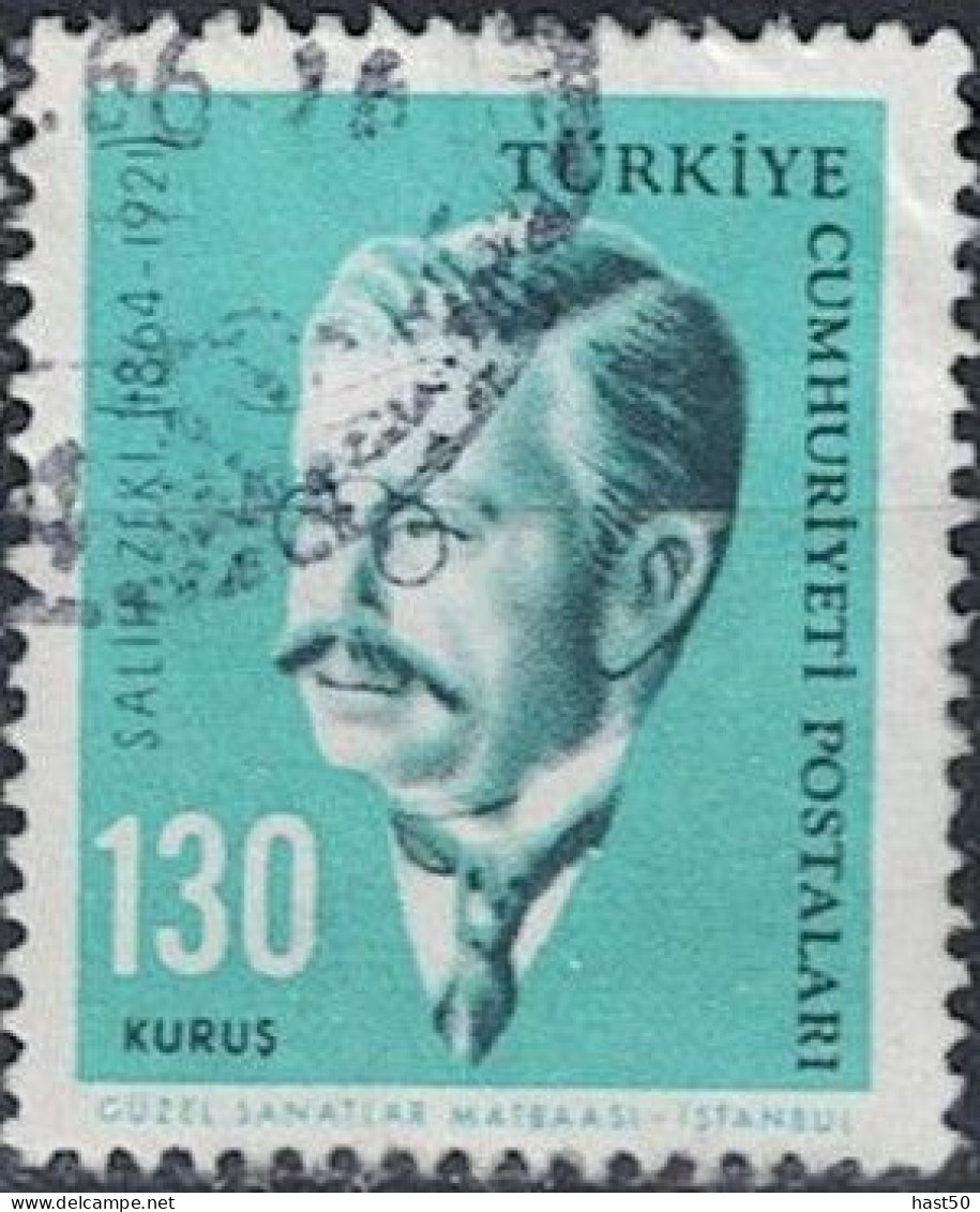 Türkei Turkey Turquie - Salih Zeki (MiNr: 1909) 1964 - Gest Used Obl - Usados