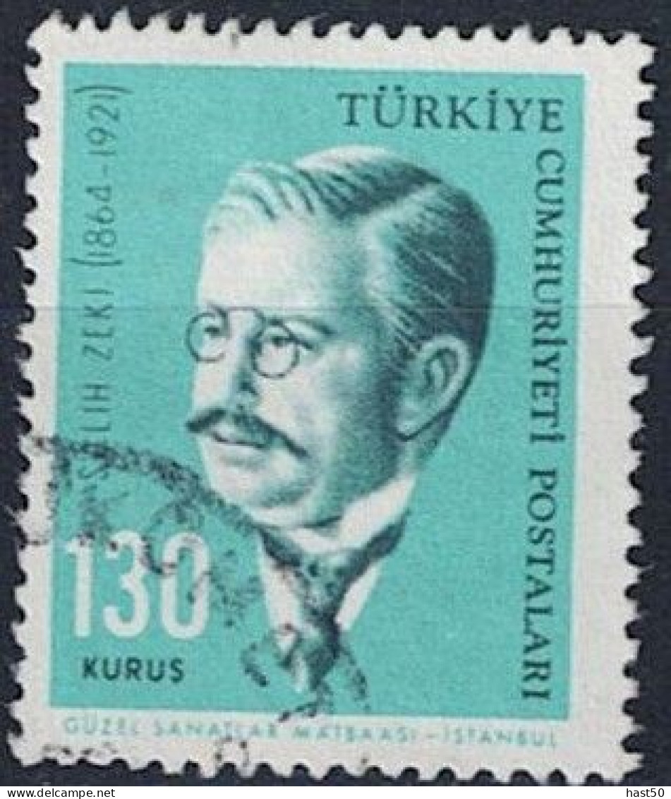 Türkei Turkey Turquie - Salih Zeki (MiNr: 1909) 1964 - Gest Used Obl - Gebraucht