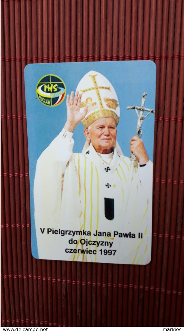 Pope Phoncard (Mint,New)  Rare ! - Pologne