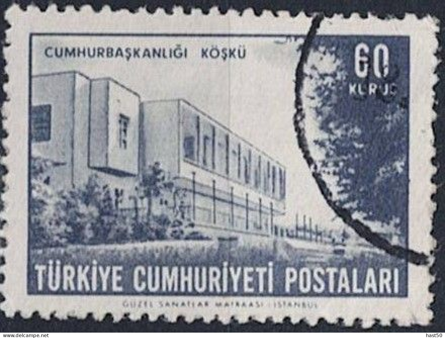 Türkei Turkey Turquie - Residenz Des Staatspräsidenten (MiNr: 1898) 1963 - Gest Used Obl - Used Stamps