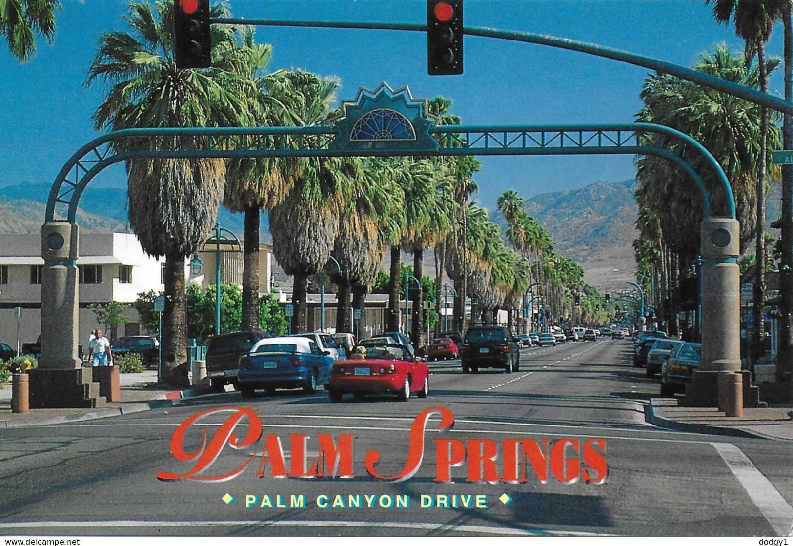 PALM CANYON DRIVE, PALM SPRINGS, CALIFORNIA, UNITED STATES. UNUSED POSTCARD   Wp4 - Palm Springs