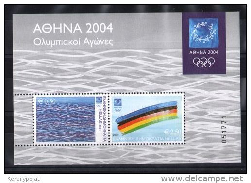 Greece - 2004 Athens (XVI) Block (2) MNH__(TH-1201) - Blocks & Sheetlets