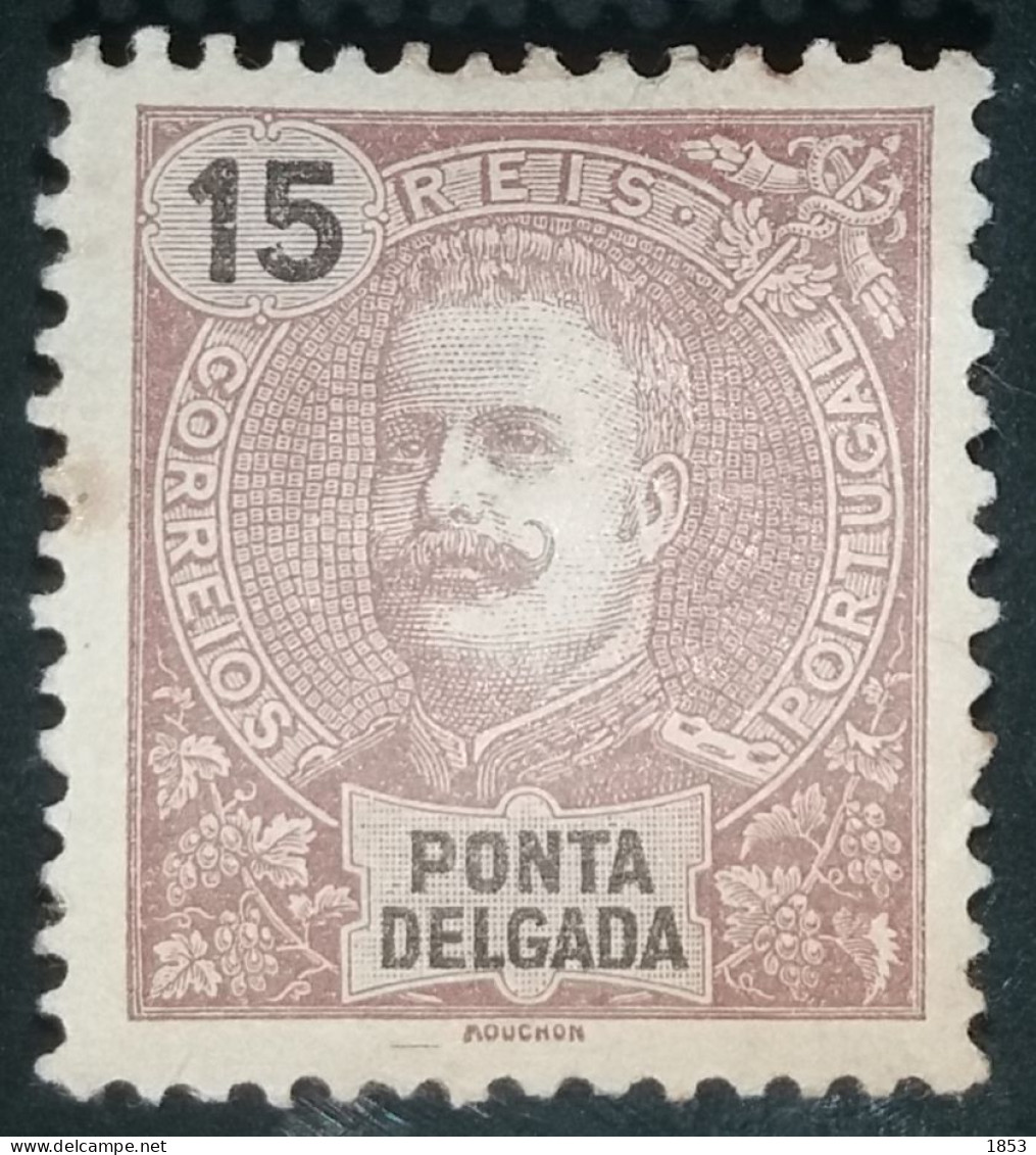 PONTA DELGADA - AÇORES - 1897 - D.CARLOS I - CE16 - Ponta Delgada