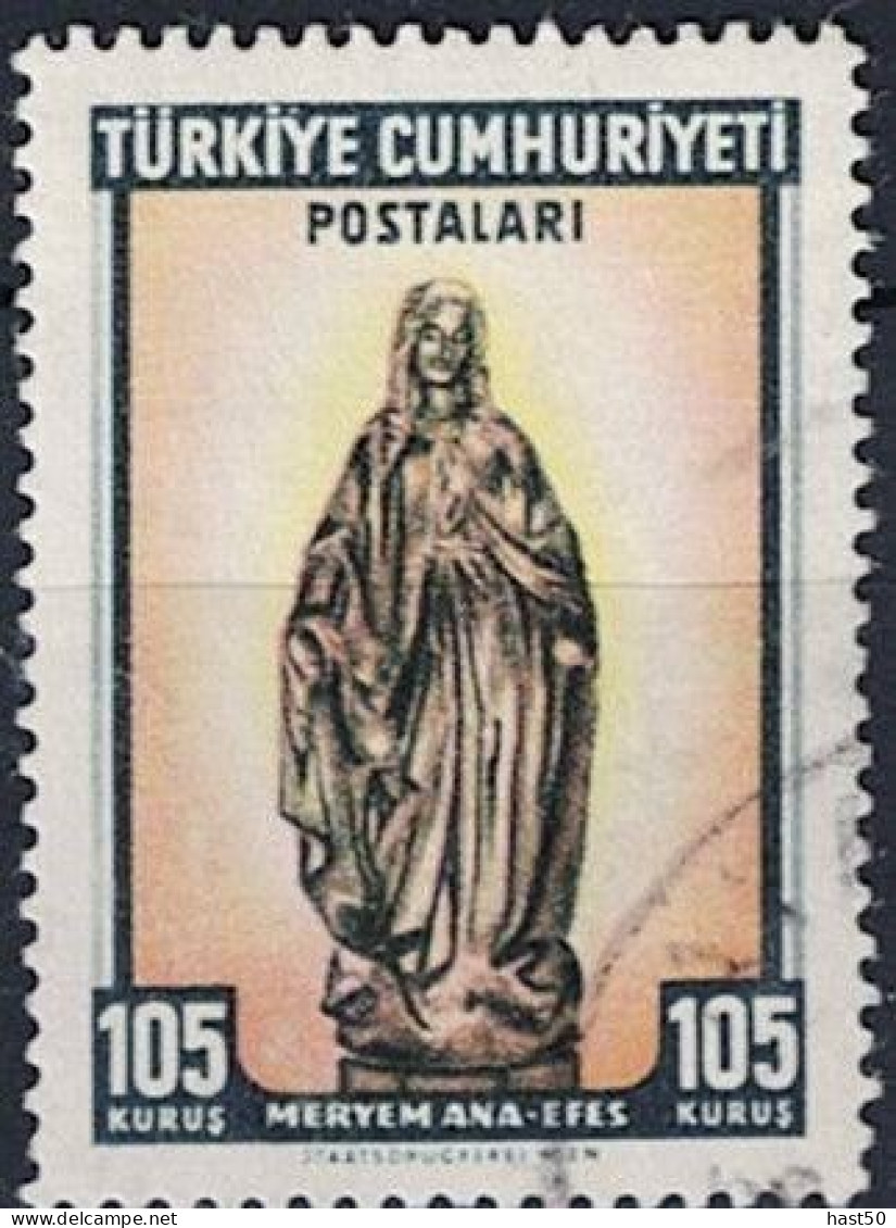 Türkei Turkey Turquie - Marienstatue In Panaya Kapulu (MiNr: 1849) 1962 - Gest Used Obl - Used Stamps