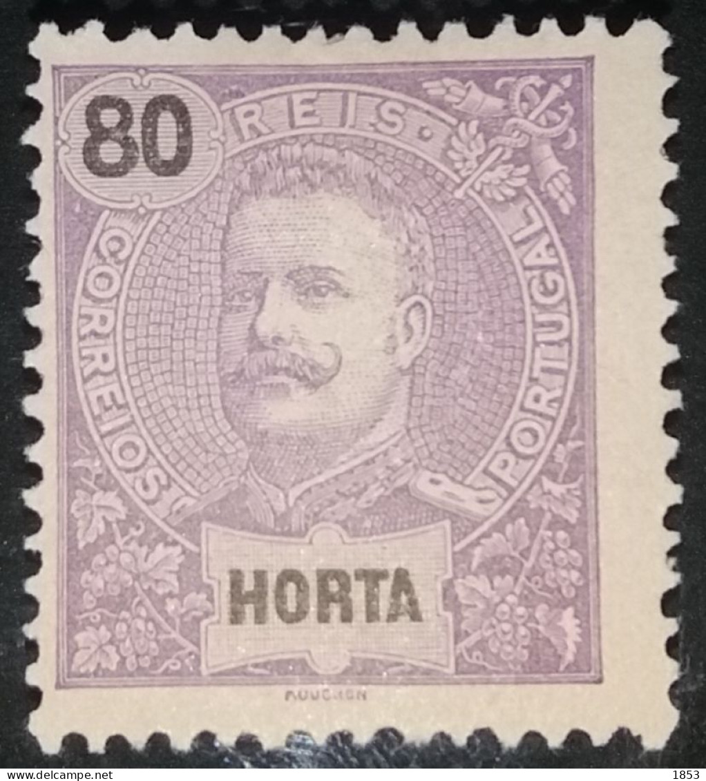 HORTA - AÇORES - 1897 - D.CARLOS I - CE21 - Horta