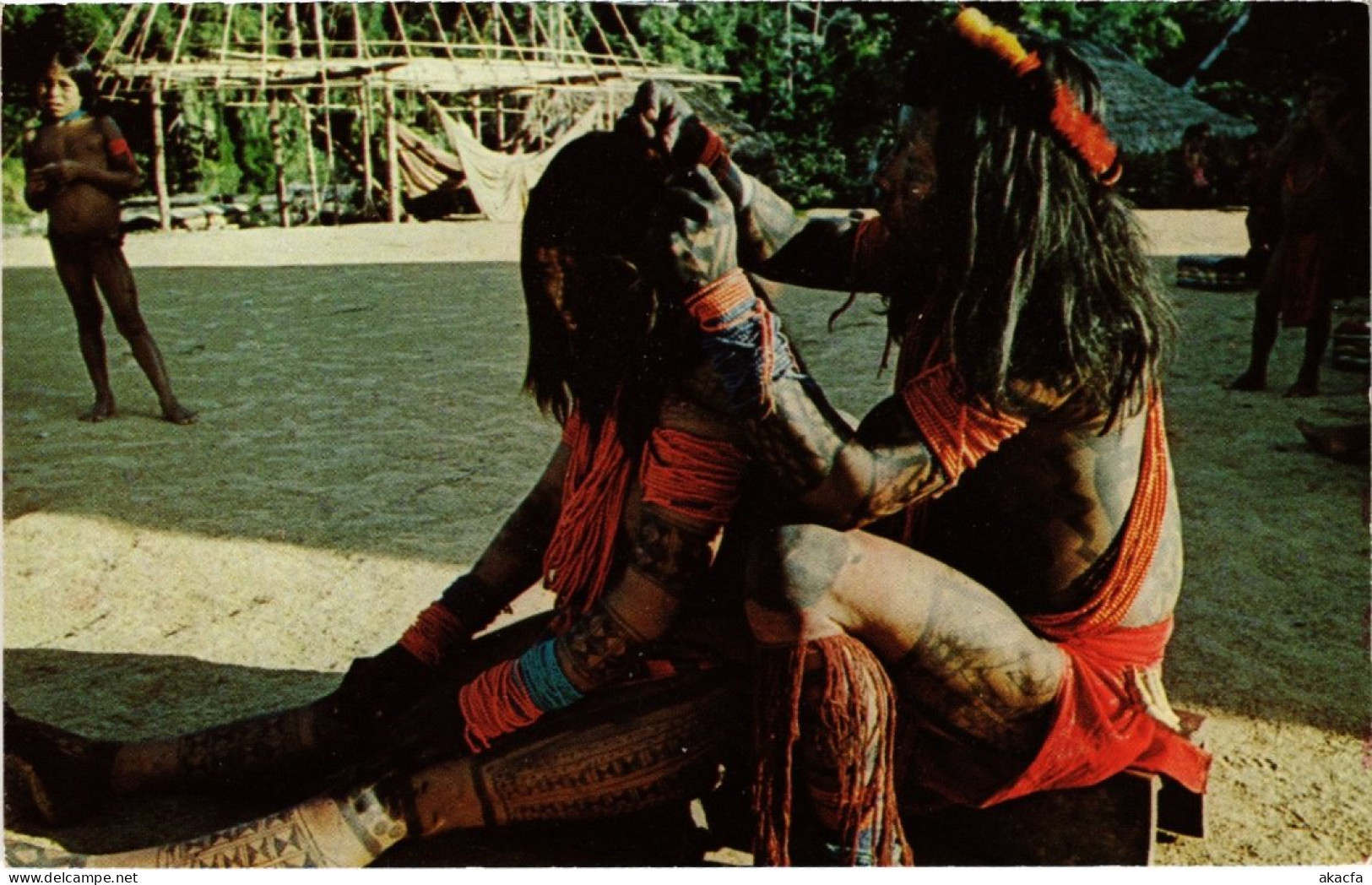 PC SURINAME - AMERINDIANS OF THE WAYANA TRIBE (a2877) - Surinam