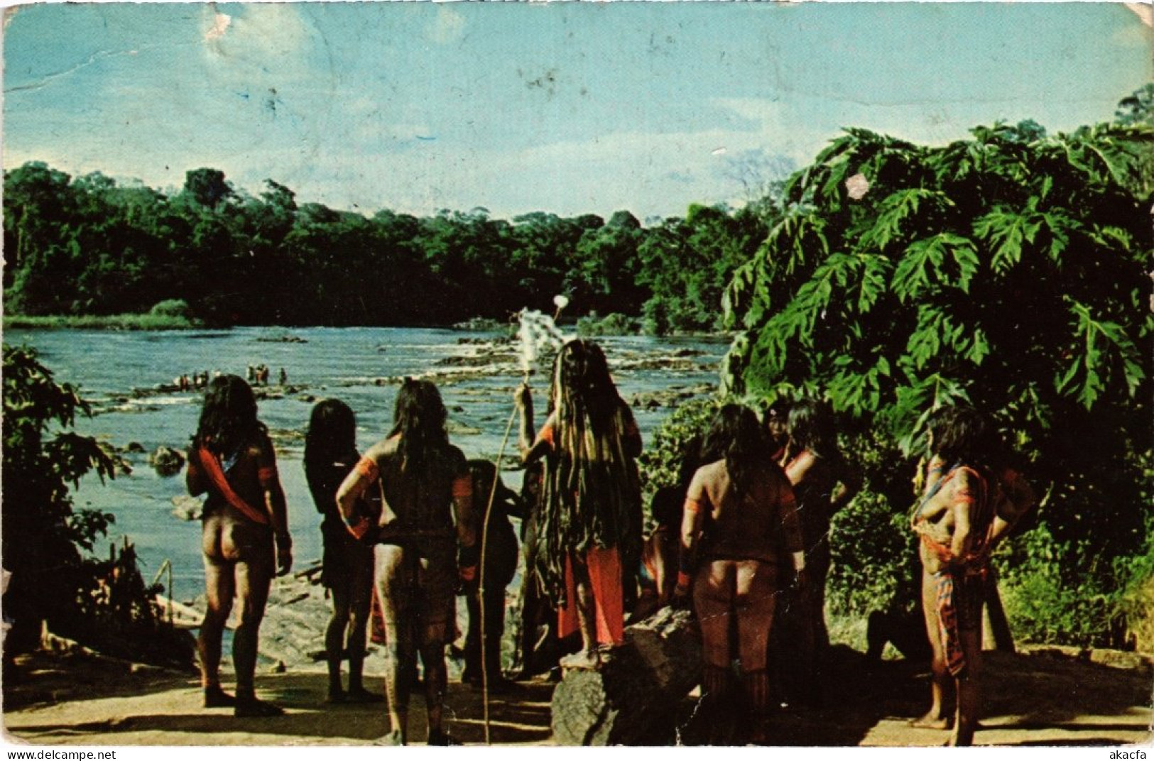 PC SURINAME - AMERINDIANS OF THE WAYANA TRIBE (a2873) - Surinam