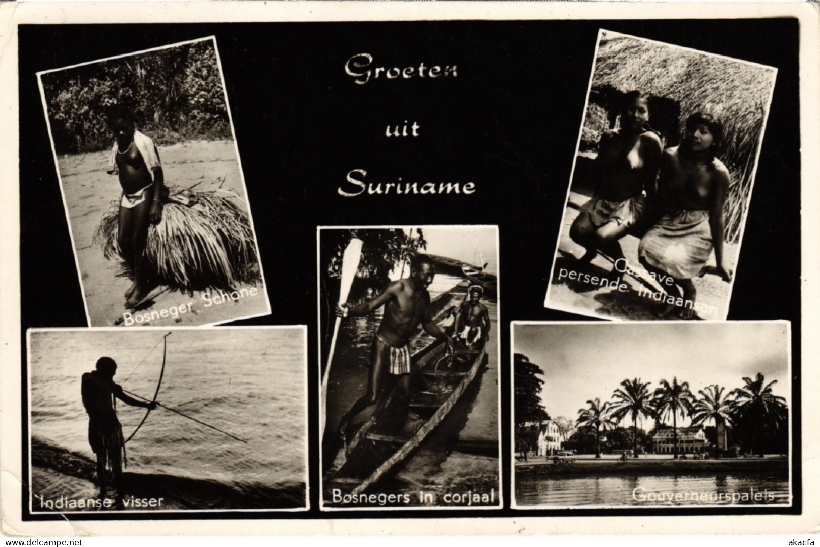 PC SURINAME - GROETEN UIT SURINAME (a2837) - Surinam