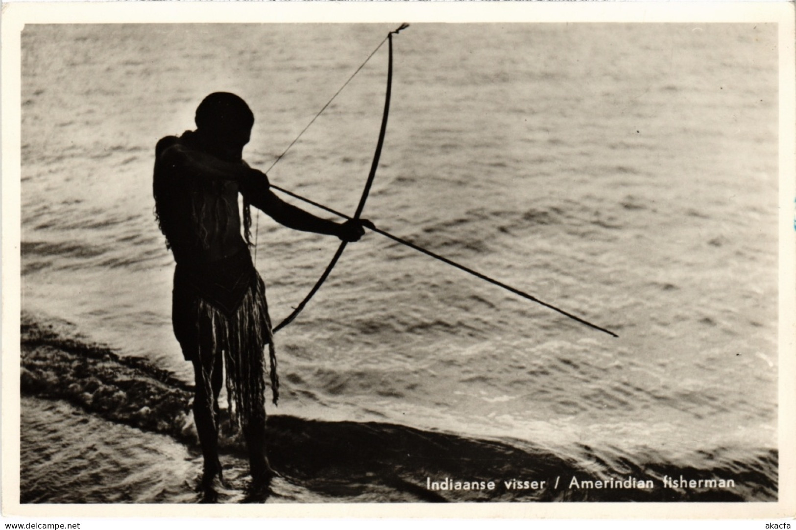 PC SURINAME INDIAANSE VISSER - AMERINDIAN FISHERMAN (a2836) - Surinam