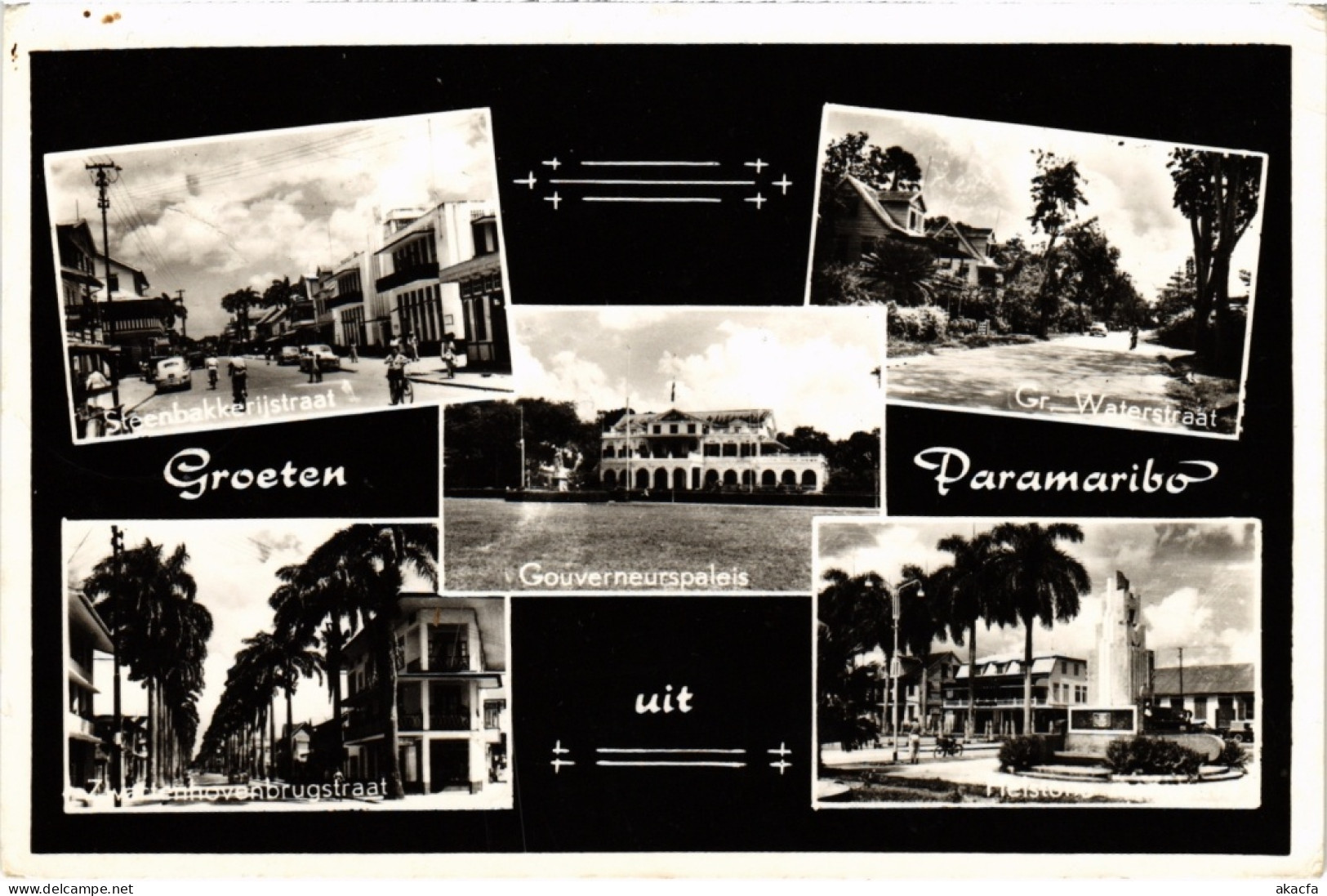 PC SURINAME - GROETEN UIT PARAMARIBO (a2826) - Surinam