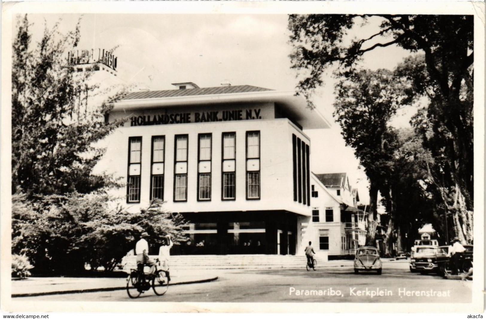 PC SURINAME PARAMARIBO - KERKPLEIN HEERENSTRAAT (a2772) - Surinam