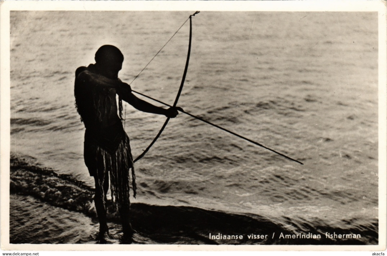 PC SURINAME INDIAANSE VISSER - AMERINDIAN FISHERMAN (a2752) - Surinam