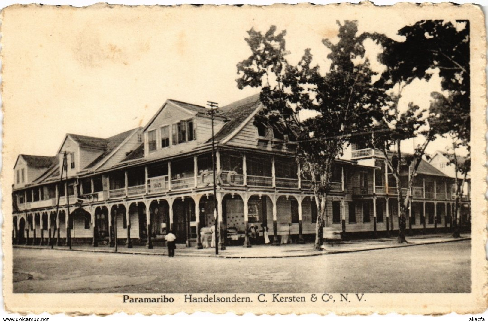 PC SURINAME PARAMARIBO - HANDELSONDERN. C. KERSTEN & CO, N. V. (a2651) - Surinam