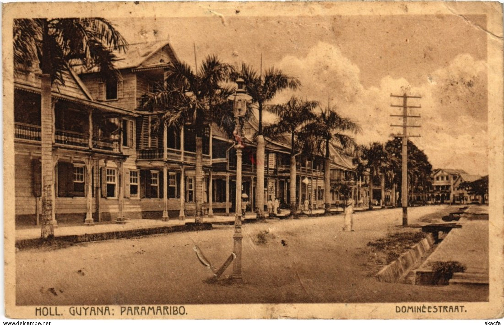 PC SURINAME PARAMARIBO - DOMINÉESTRAAT (a2634) - Surinam