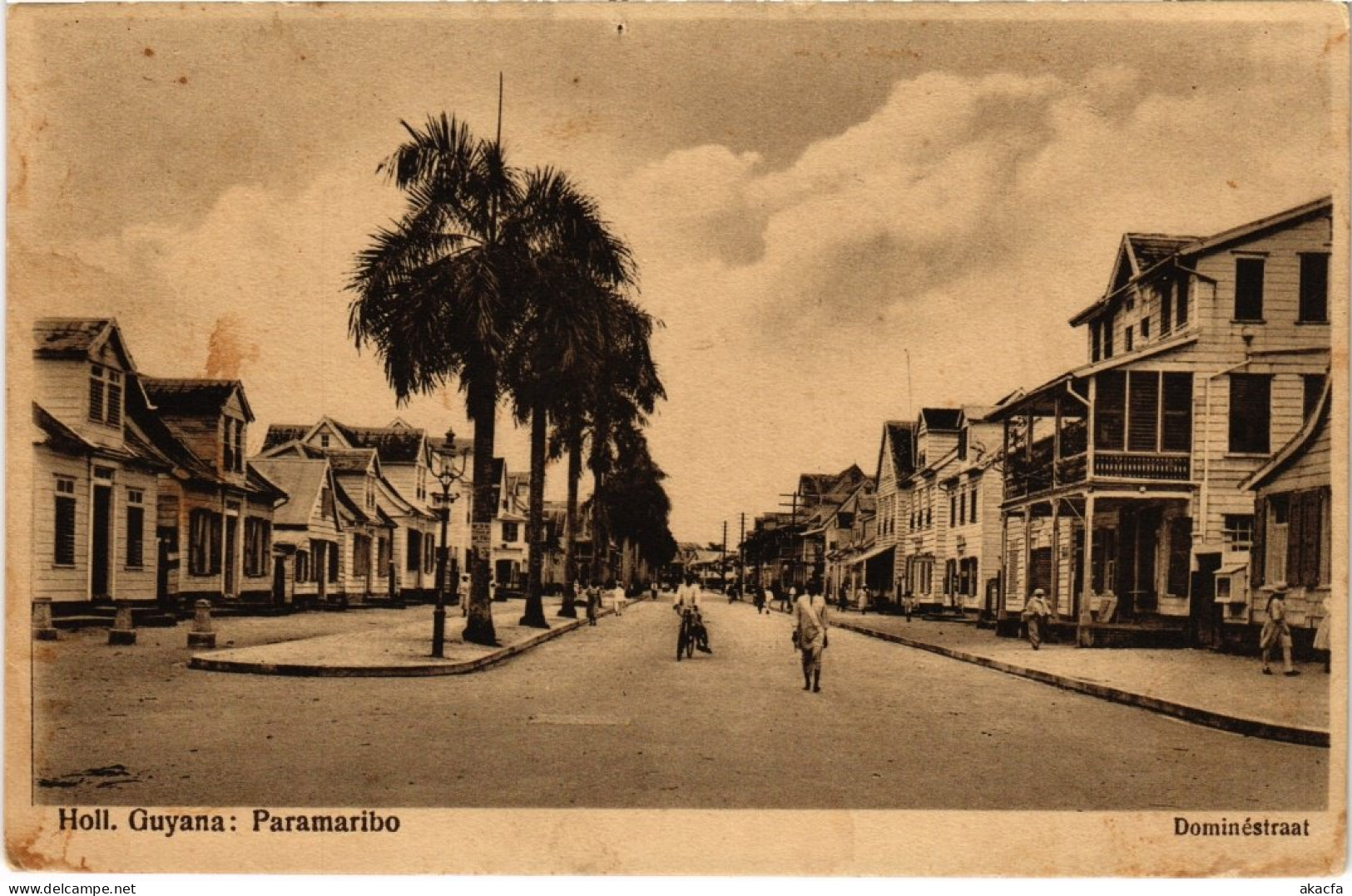 PC SURINAME PARAMARIBO - DOMINÉESTRAAT (a2633) - Surinam