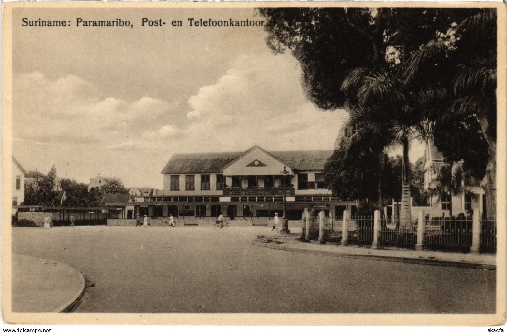 PC SURINAME PARAMARIBO - POST- EN TELEFONKANTOOR (a2613) - Surinam